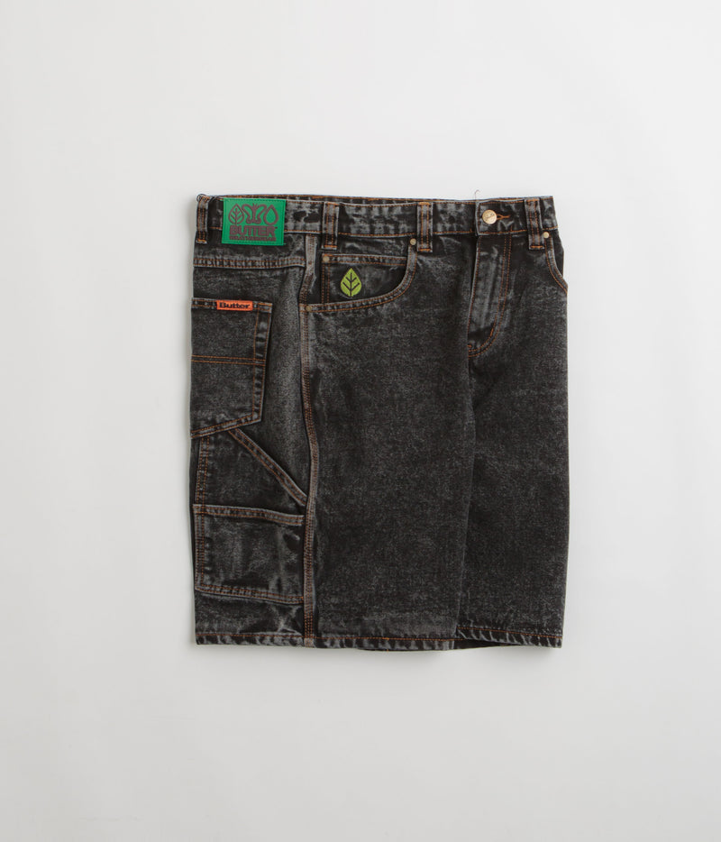 Butter Goods Weathergear Denim Shorts in Gunmetal