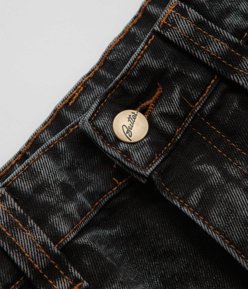 Butter Goods Weathergear Denim Shorts in Gunmetal
