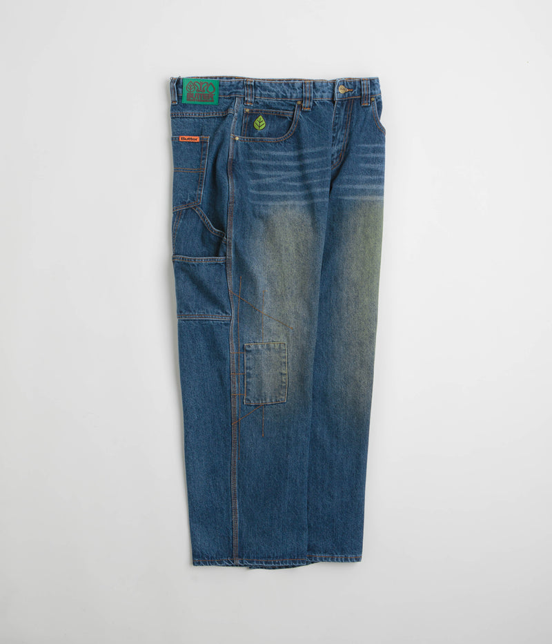 Butter Goods Weathergear Jeans in Repaired Indigo