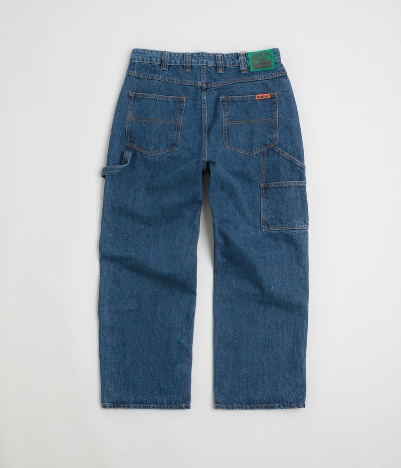 Butter Goods Weathergear Jeans in Repaired Indigo