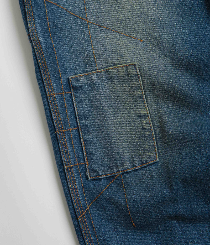 Butter Goods Weathergear Jeans in Repaired Indigo