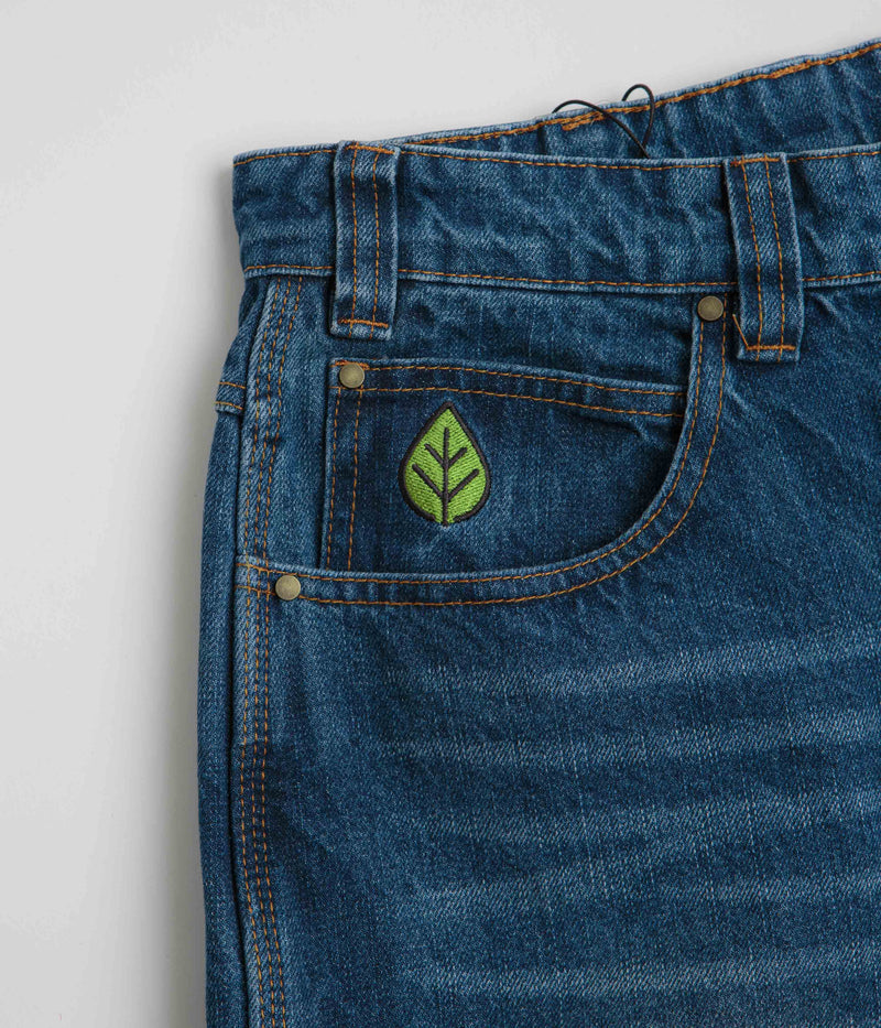 Butter Goods Weathergear Jeans in Repaired Indigo