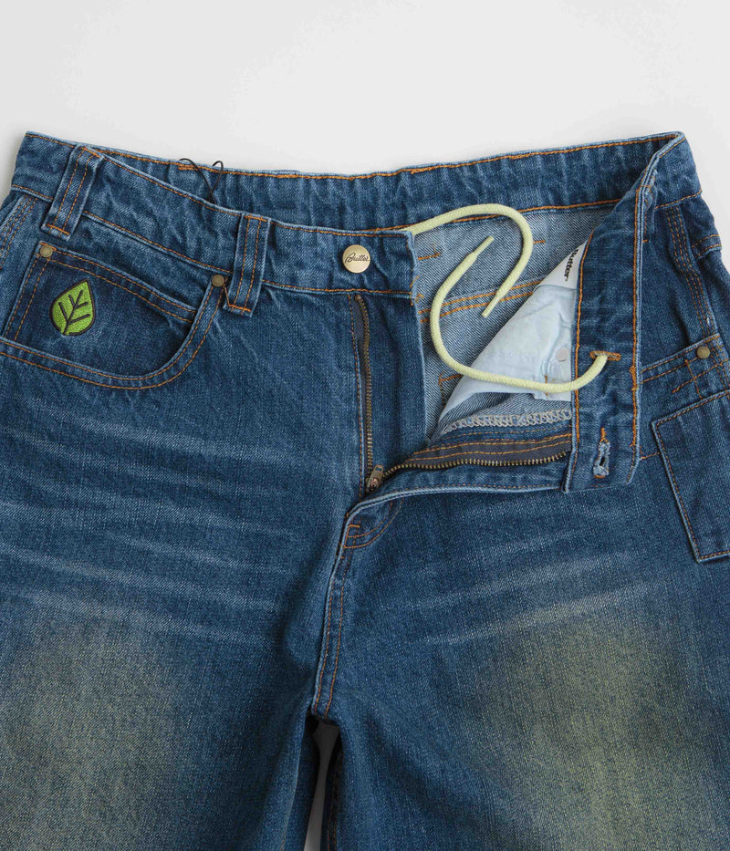 Butter Goods Weathergear Jeans in Repaired Indigo