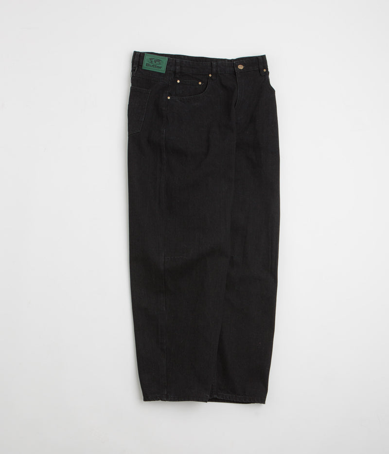 Butter Goods Wide Cut Jeans in Dark Washed Black