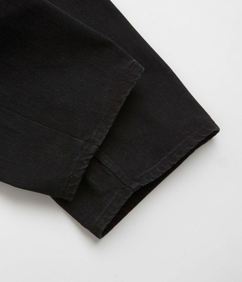 Butter Goods Wide Cut Jeans in Dark Washed Black