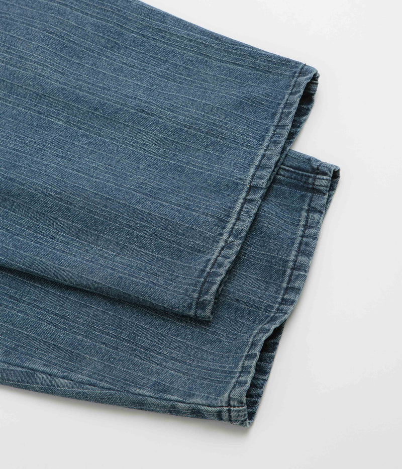Butter Goods Wide Cut Jeans in Vertical Stripe