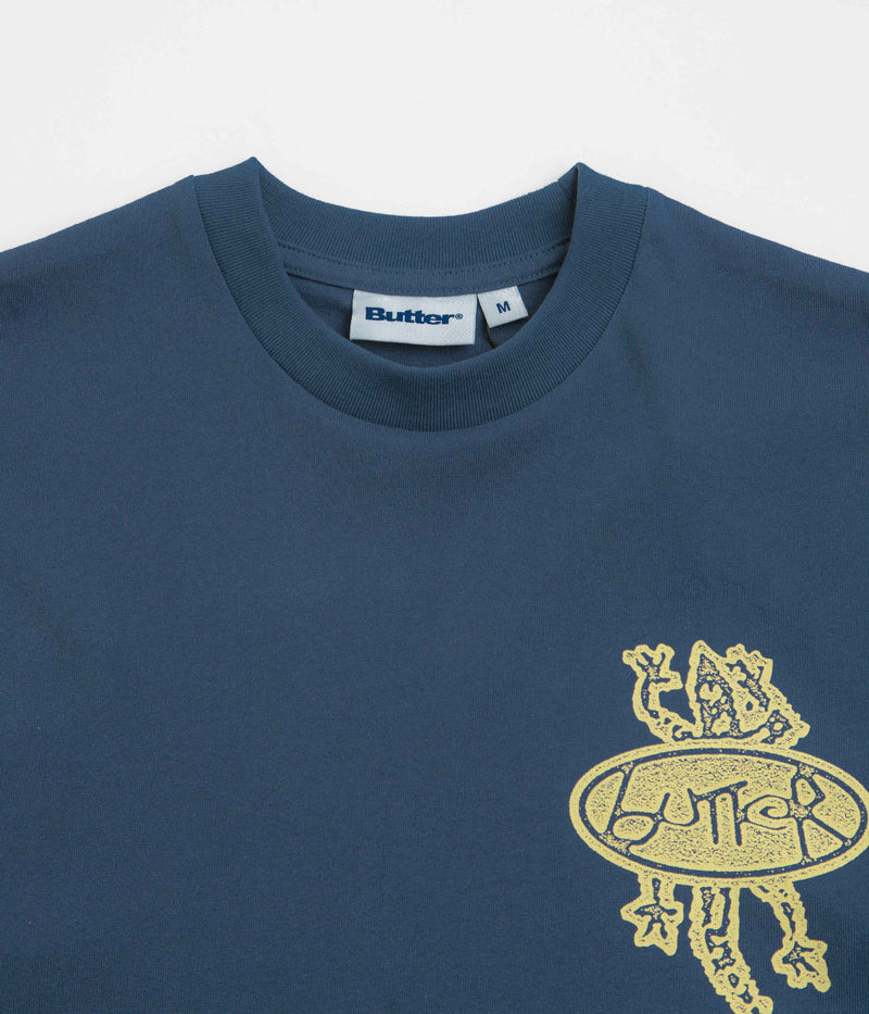 Butter Goods Wipeout T-Shirt in Denim