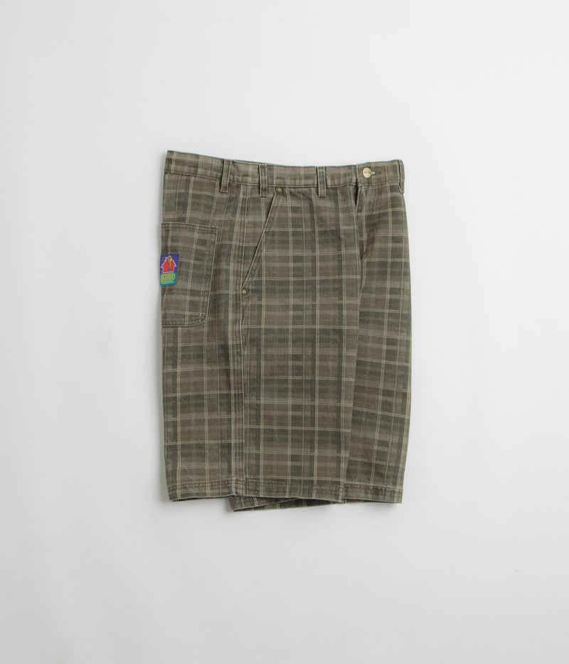 Butter Goods Work Shorts in Washed Plaid
