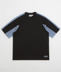Butter Goods Worldwide Panelled T-Shirt in Black