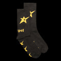 Carpet Company | C-Star Sock&nbsp;
Color : Black / Yellow&nbsp;