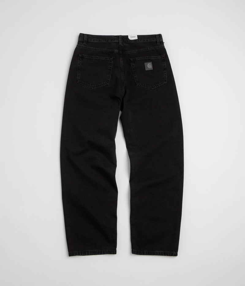 Carhartt Aaron Pants in Black Stone Washed