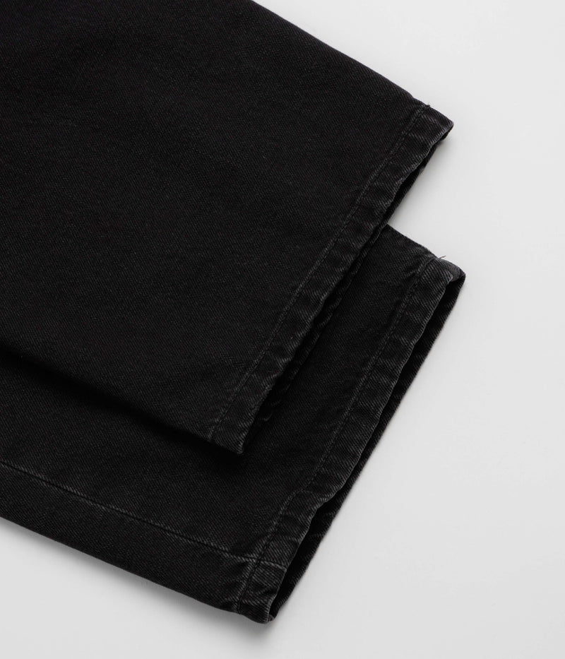 Carhartt Aaron Pants in Black Stone Washed
