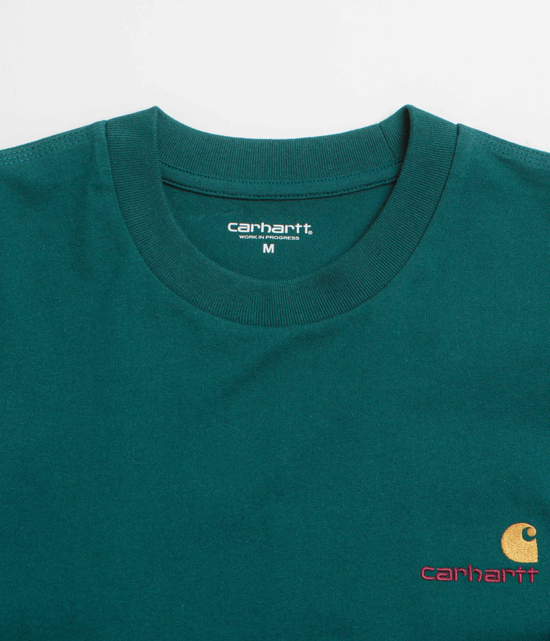 Carhartt American Script T-Shirt in Malachite