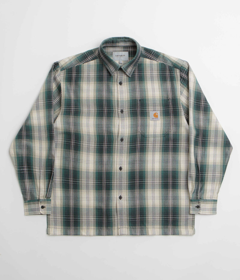 Carhartt Blanton Shirt in Blanton Check and Malachite