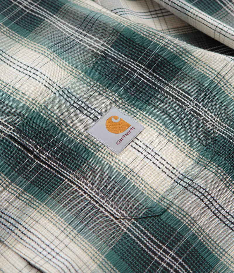 Carhartt Blanton Shirt in Blanton Check and Malachite