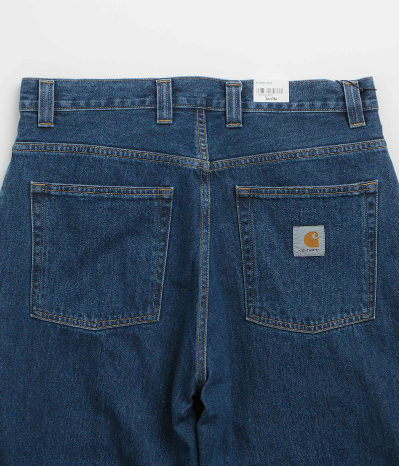 Carhartt Brandon Pants in Blue Stonewashed