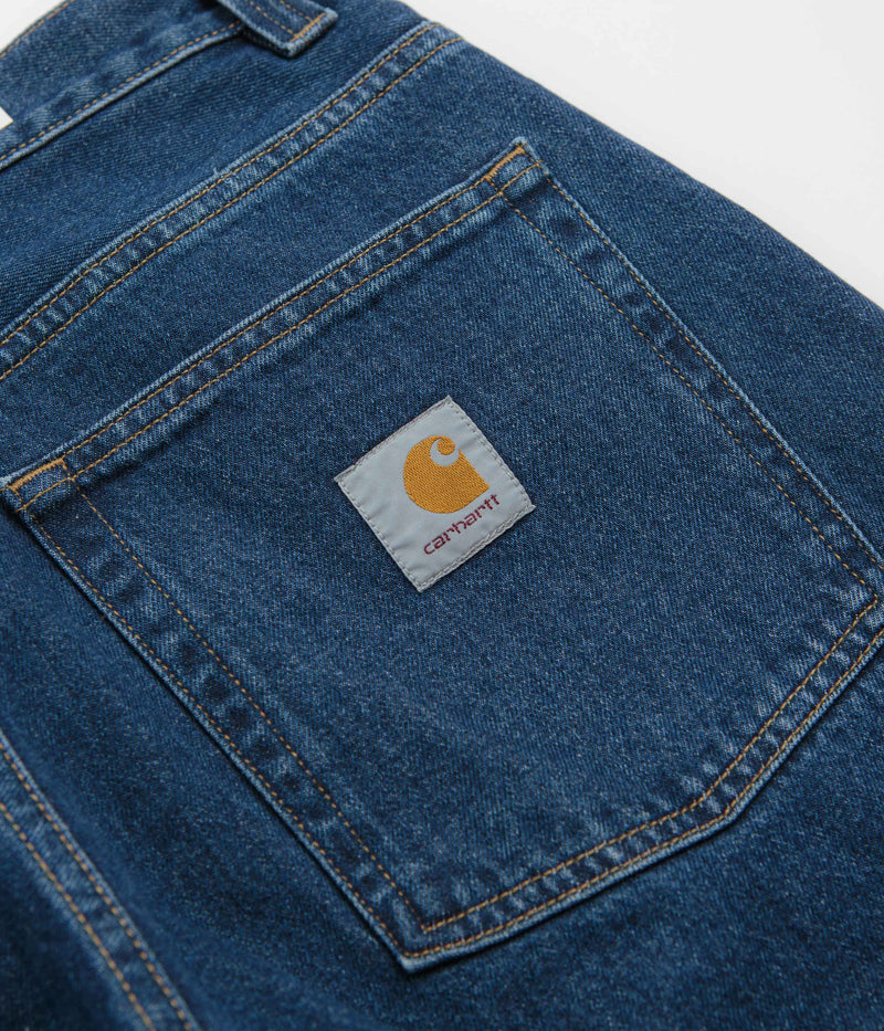 Carhartt Brandon Pants in Blue Stonewashed