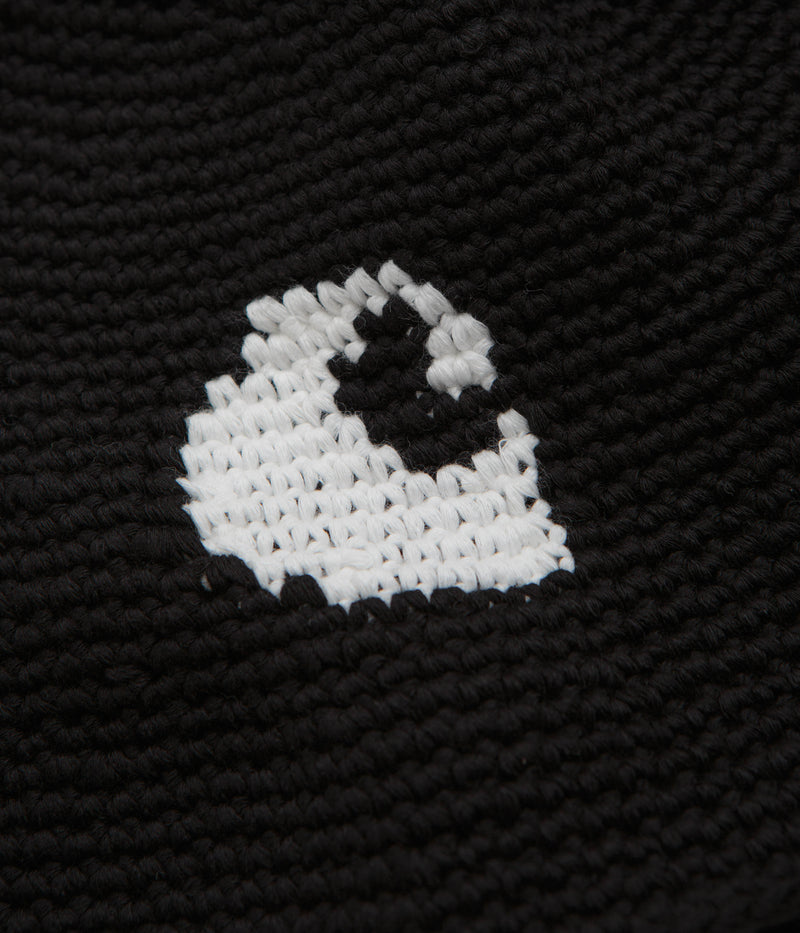 Carhartt Cane Bucket Hat in Black and White