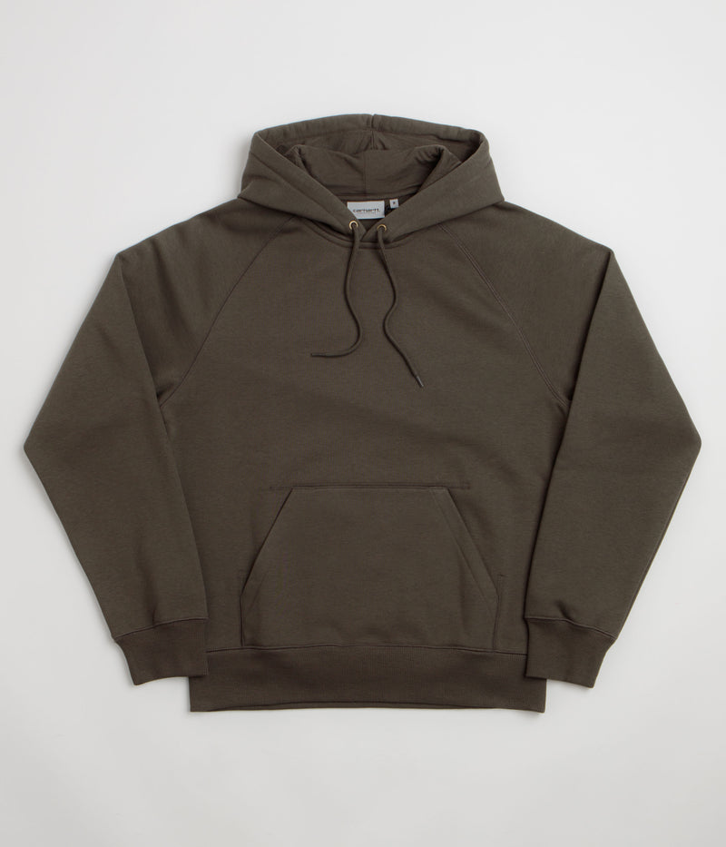 Carhartt Chase Hoodie in Shungite and Gold