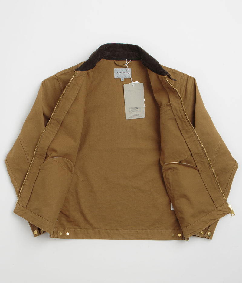 Carhartt Detroit Jacket in Hamilton Brown and Tobacco