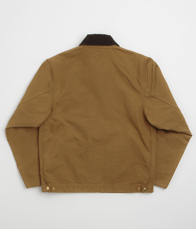 Carhartt Detroit Jacket in Hamilton Brown and Tobacco