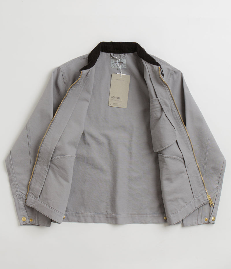 Carhartt Detroit Jacket in Yosemite and Black Rinsed