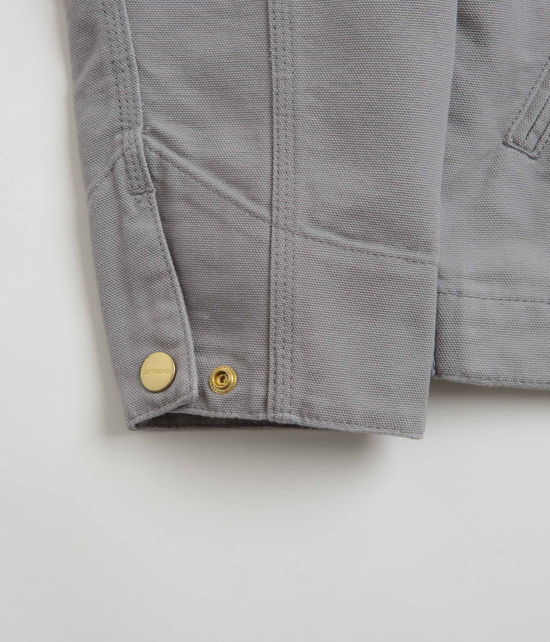 Carhartt Detroit Jacket in Yosemite and Black Rinsed