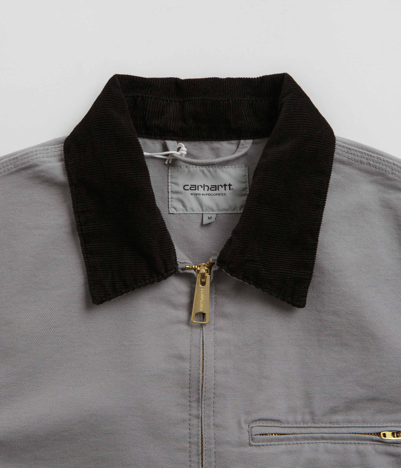 Carhartt Detroit Jacket in Yosemite and Black Rinsed