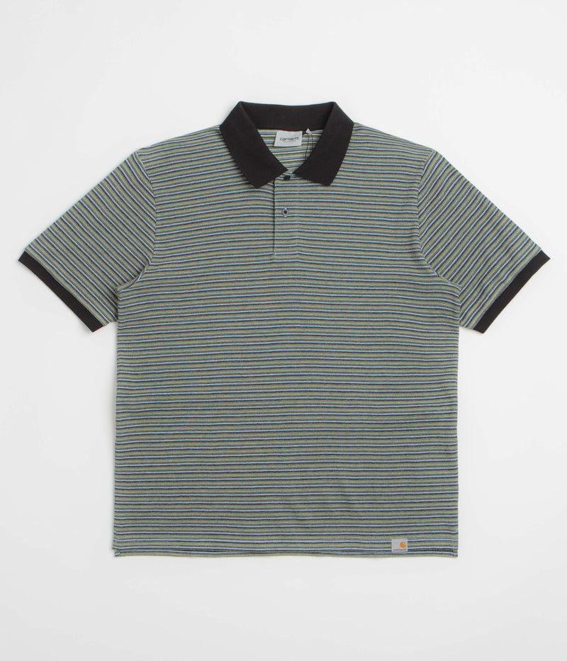Carhartt Dion Polo Shirt in Dion Stripe and Icaria