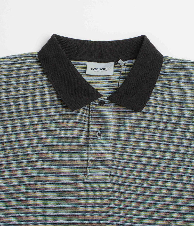 Carhartt Dion Polo Shirt in Dion Stripe and Icaria