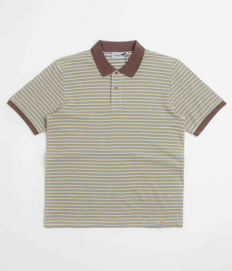 Carhartt Dion Polo Shirt in Dion Stripe and Wax