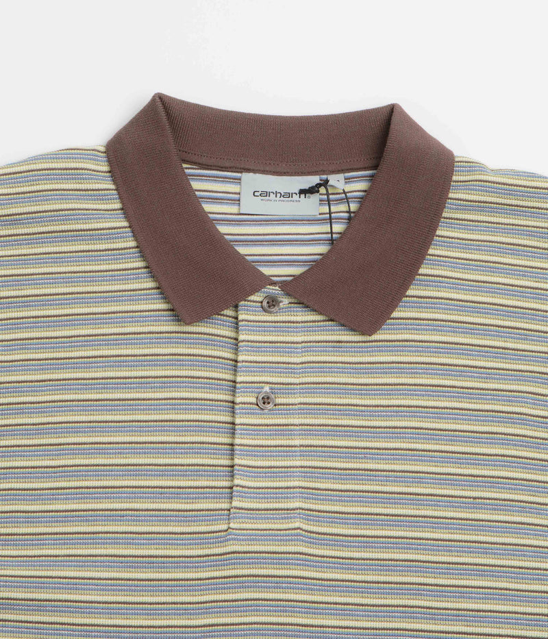 Carhartt Dion Polo Shirt in Dion Stripe and Wax