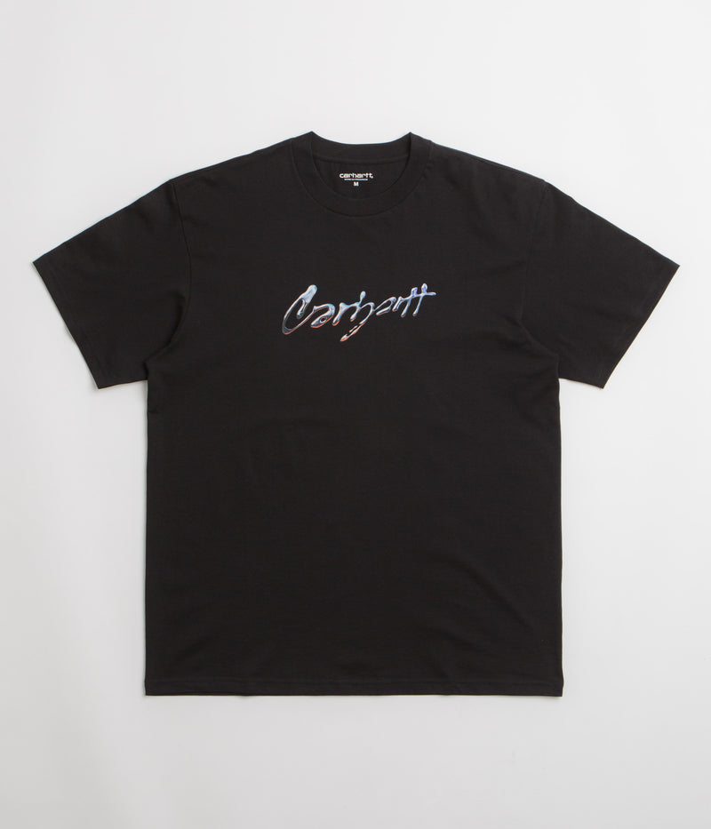 Carhartt Drip Script T-Shirt in Black
