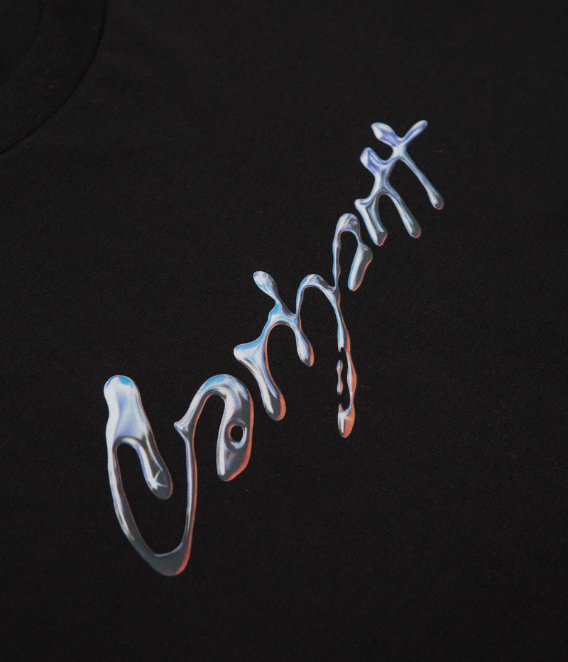 Carhartt Drip Script T-Shirt in Black