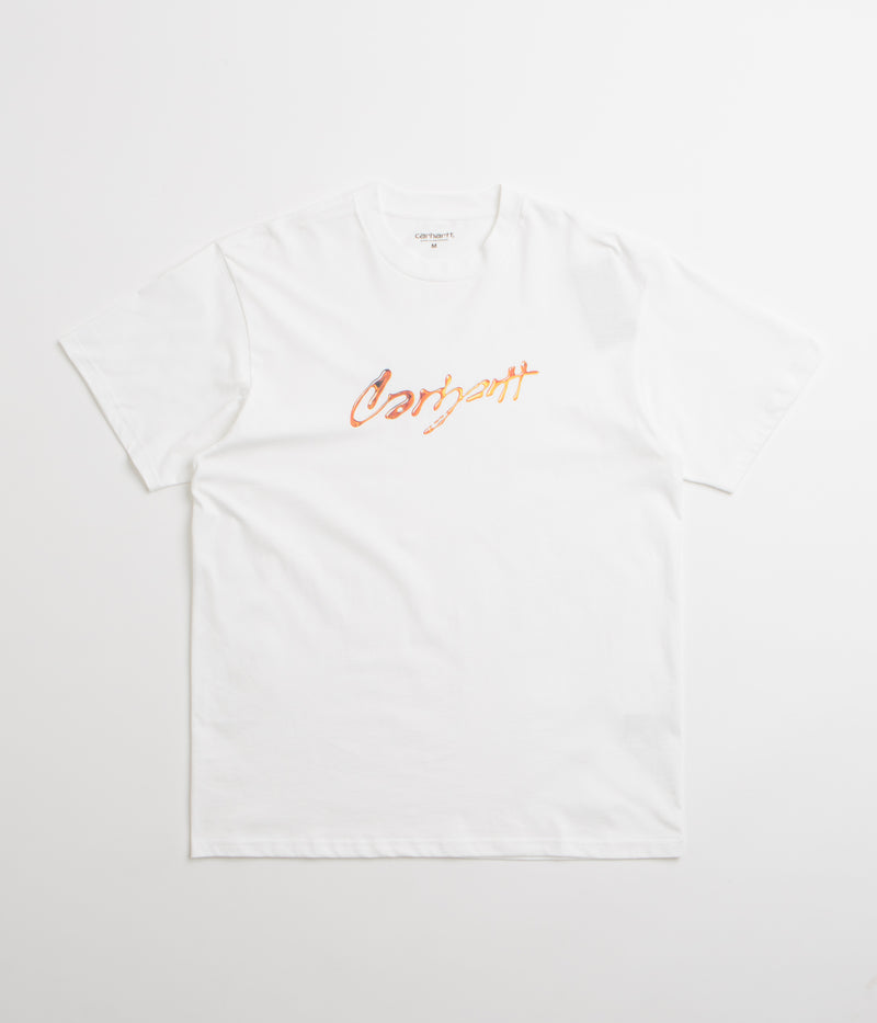 Carhartt Drip Script T-Shirt in White