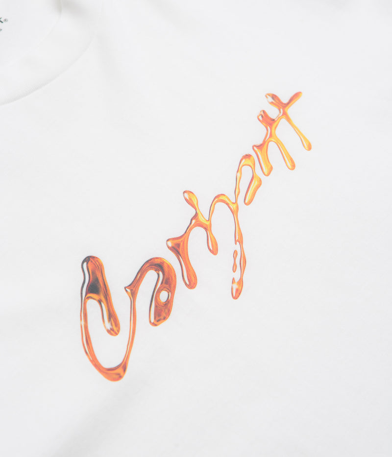 Carhartt Drip Script T-Shirt in White