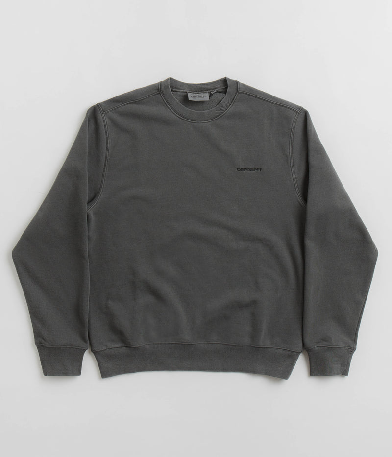 Carhartt Duster Script Crewneck Sweatshirt in Black