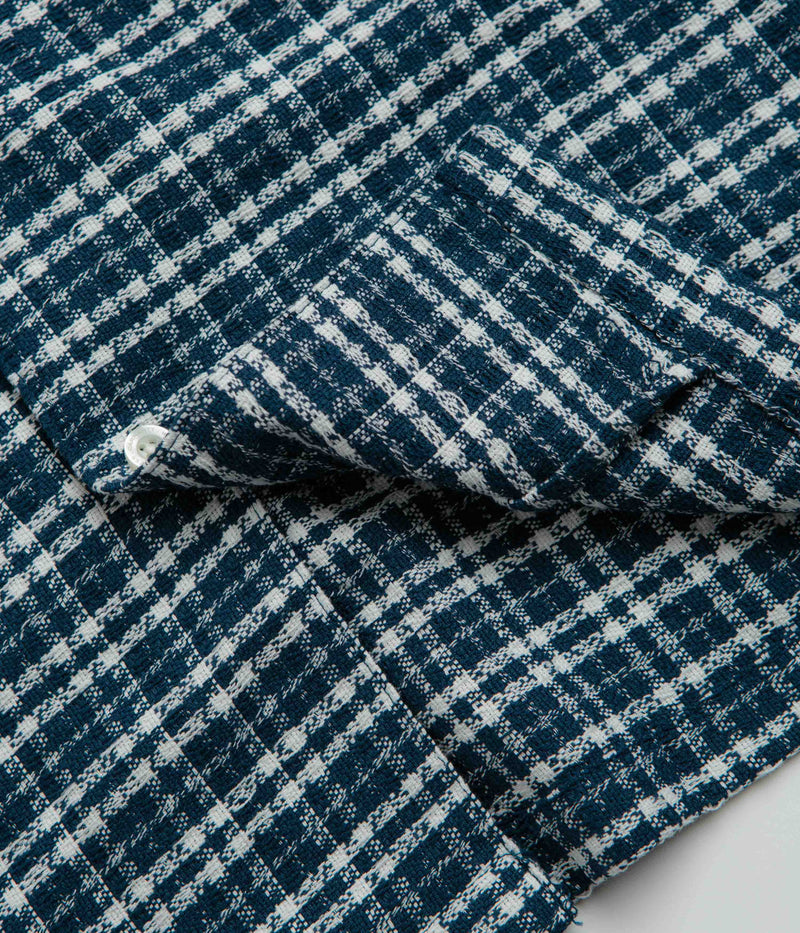 Carhartt Kander Short Sleeve Shirt in Kander Check and Blue River