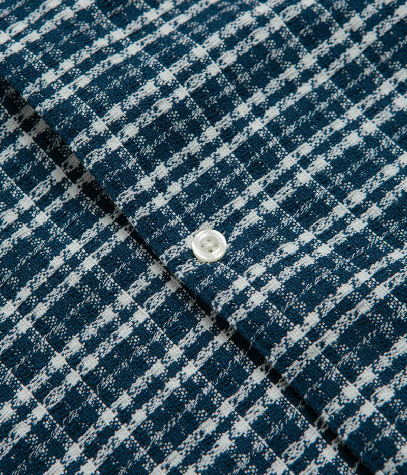 Carhartt Kander Short Sleeve Shirt in Kander Check and Blue River