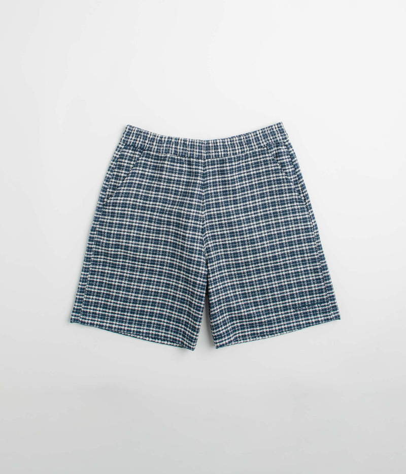 Carhartt Kander Shorts in Kander Check and Blue River