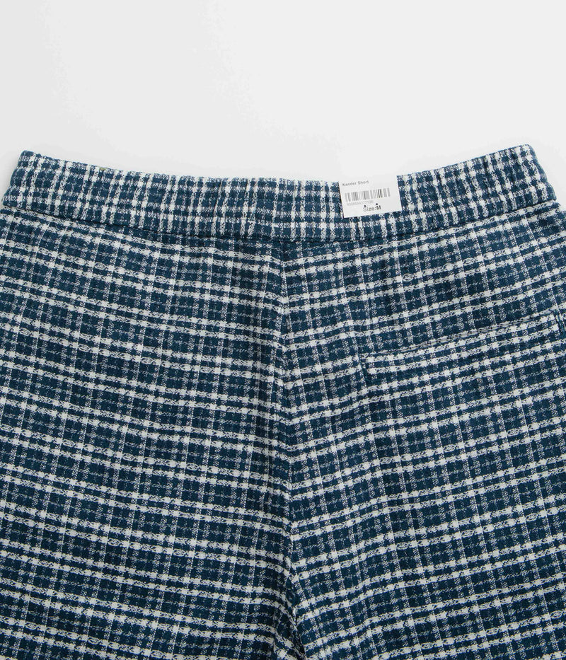 Carhartt Kander Shorts in Kander Check and Blue River