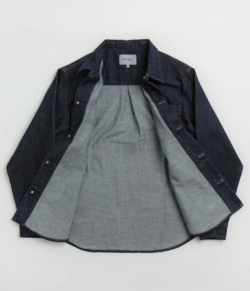 Carhartt Lincoln Shirt Jacket in Blue Rinsed