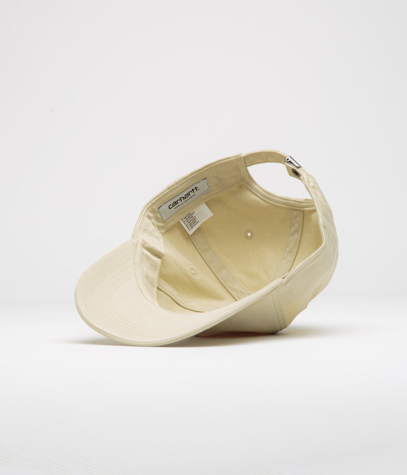 Carhartt Madison Logo Cap in Stone and White