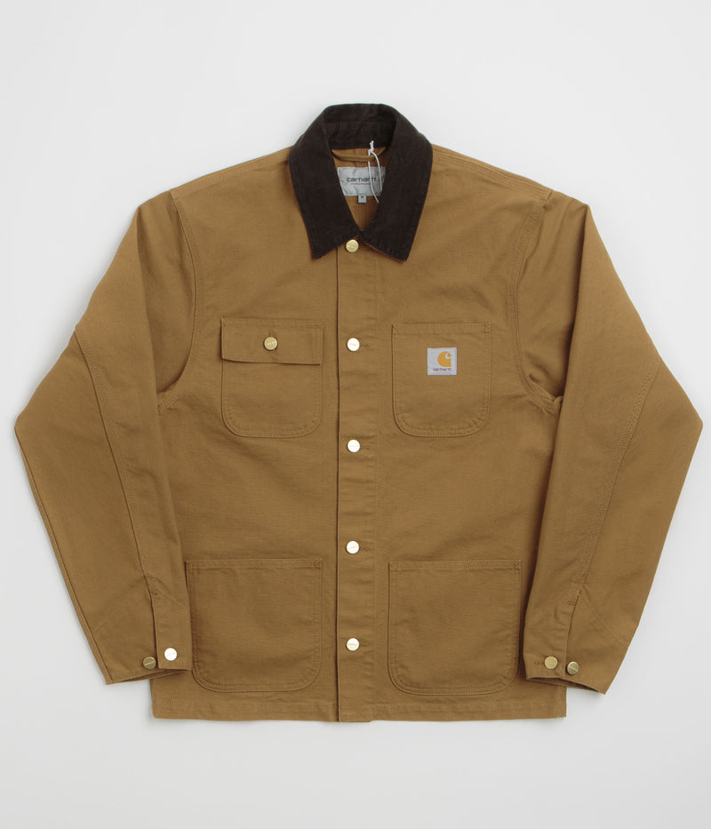 Carhartt Michigan Coat in Hamilton Brown and Tobacco