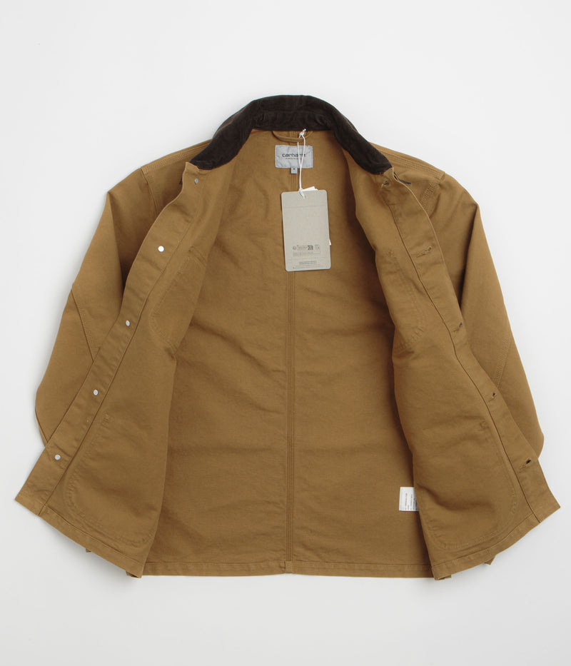 Carhartt Michigan Coat in Hamilton Brown and Tobacco