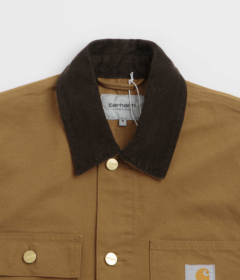 Carhartt Michigan Coat in Hamilton Brown and Tobacco