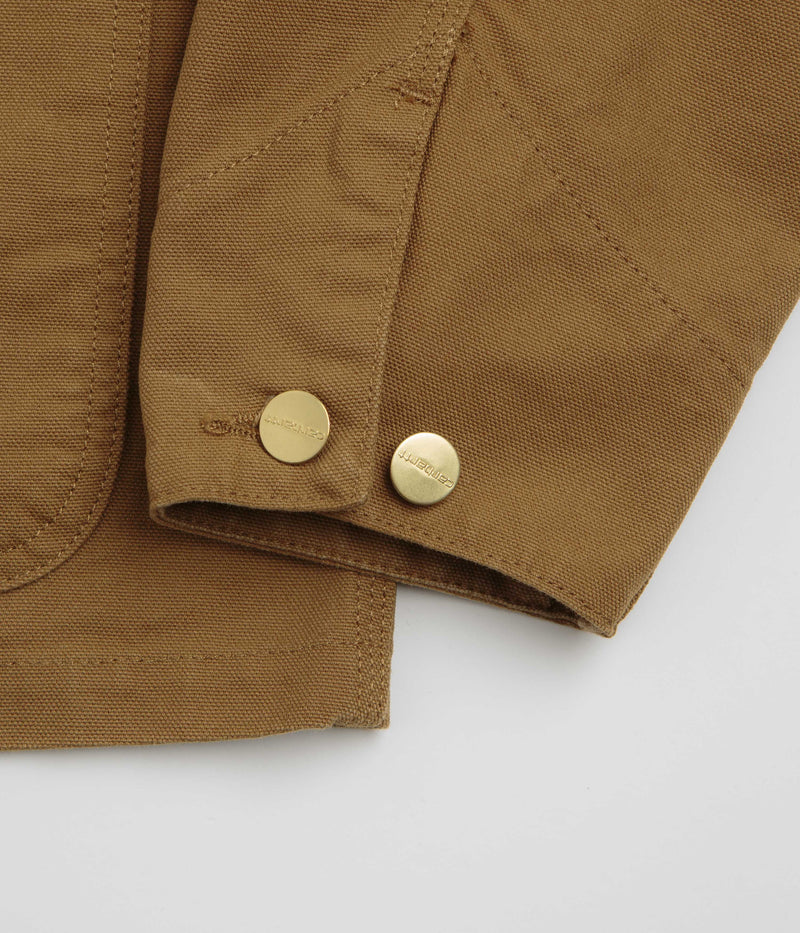 Carhartt Michigan Coat in Hamilton Brown and Tobacco