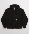 Carhartt OG Active Jacket in Black Rinsed