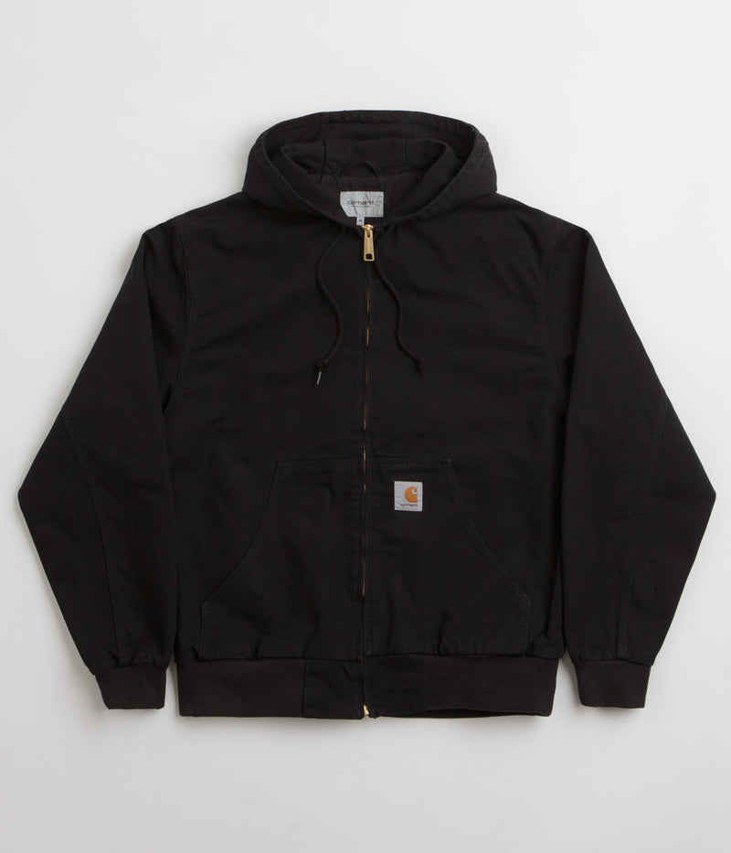 Carhartt OG Active Jacket in Black Rinsed