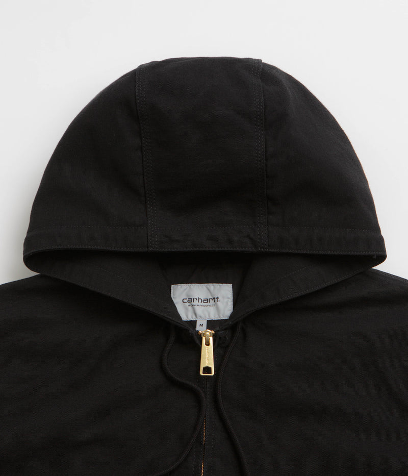 Carhartt OG Active Jacket in Black Rinsed